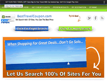 Tablet Screenshot of besttravelcoupon.com